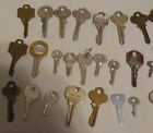 40 Lot Of Keys Collection  House  Padlock Locks More Mixed Lot Ornate Old Vtg