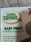 Little Sprout Baby Handprint footprint Print Casting Plaque Kit Nib