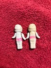 Miniature Antique Bisque Doll Frozen Charlotte Jointed Arms Penny Dolls Lot Of 2