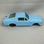 5 Vintage Tin Litho Friction Cars 1960s For Parts repair Bandai Mustang Japan