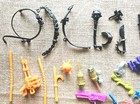 35pc Vintage Teenage Mutant Ninja Turtles Weapons  Belts  Parts   Accessories 