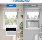 Ultra Quiet 38db U-shaped Window Air Conditioner 10000btu For 250 Sq ft Remote