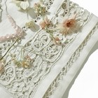 Antique Vtg Lot Of 18 Silk Ribbon Work Tiny Floral Trim For Hats Dolls Crafts