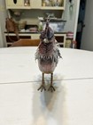 Rustic Primitive Tin Decorative Rooster Chicken Folk Art Farm Animal