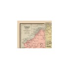 Historic Map - Tasmania Australia - Cram 1888 - Vintage Wall Art