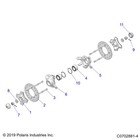 Polaris Knuckle  Front  Left  Machined  For Rzr Models  Genuine Oem - 5143221