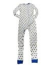 Lamaze Toddler Boys  Organic Cotton Snug Fit Pajama Romper - White blue 4t