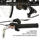 24 26  speed Bike Adult Senior Trike Tricycle 3wheel Bicycle Basket For Shopping