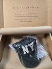 Polo Ralph Lauren Green Ny Patch Corduroy Adjustable Ball Cap Nwt And Box