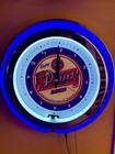 Point Beer Bar Man Cave Retro Neon Adverting Clock Sign