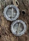 Vintage Large Solid Sterling Silver Loop Back Conchos Headstall Spurs Bridle
