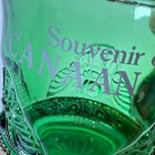 Canaan Vt Vermont Antique Souvenir Depression Green Glass Trinket  Cup Mug