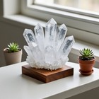 200g  Rare Large Raw Clear Quartz Crystal Cluster Quartz Mineral Specimens Decor