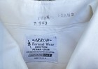 Vintage 60s 70s Arrow Formal Wear Pleated Tuxedo Shirt Made In Usa White Size 15
