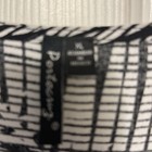 Perceptions Black white Leaf Print V-neck 3 4 Sleeve Long Pencil Dress Xl
