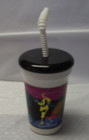 Batman Forever Plastic Drink Cup With Straw  New And Unused