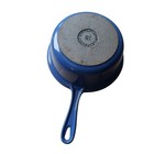 Vintage Le Creuset No Lid Cobalt Blue Pour Spout Saucepan   18 Made In France 