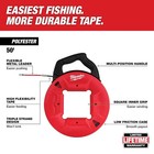 Milwaukee 50 Ft  Polyester Fish Tape With Flexible Metal Leader