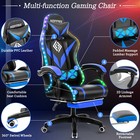 Ergonomic Gaming Chair Gamer Chairs Home Office Computer Rgb Led Chair  footrest