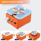 Mini Pottery Wheel Machine 6 5cm 10cm Double Turntables Forming Machine 30w Us