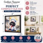 Caroline s Treasures Portuguese Water Dog The Chef Framed Metal Print