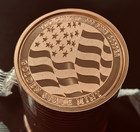 2 Oz  999 Copper Eagle  strength  Freedom  Pride  Golden State Mint Round