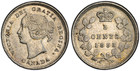 Canada Silver 5 Cents Au Coin 1893 Year Km 2 Pcgs Grading Au