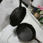 Vintage Griswold No  80 Cast Iron Double Skillet Combo Cooker 1102 1103