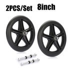 2pcs Of 8 Inch Wheelchair Replacement Wheels Wheelchair Front Wheel New