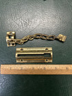 Antique Vintage  Brass Door Chain Lock Door Hardware   plated  Chain 
