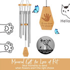 Dog Memorial Gifts Wind Chime  Cat Memorial Gift For Loss Of Pet  Loss Of Dogs S