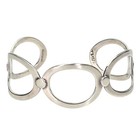 Vintage Signed Taxco Sterling Silver Ring Circles Modernist Cuff Bracelet