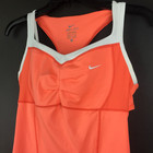 Nike Youth girls Small  28 In Bust  Salmon Orange Racerback Active Tennis Tank