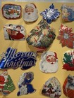 Vintage Mid Century Christmas Stickers Unused