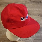 Mobil Oil Vintage Snapback Hat Cap Red Uniform Hat Crest Uniforms 