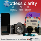 Lens Cleaning Cloth   Japanese Microfiber   3 Pack  xl   Purple   Blue