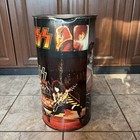 Vintage 1978 Aucoin Kiss Rock Metal Band Trash Can Rare Collectible Read