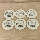 Set Of 6 Vintage 1990s Nasa Kennedy Space Center Shuttle Pogs With Vba