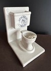 Antique Salesman Sample Toilet Mini Whimsey Fleck Plumbing Philadelphia Pa Vtg