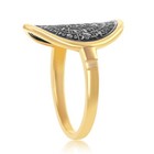 Sterling Silver Phaistos-replica Coin Ring - Gold Plated