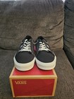 Vans   Seldan Men s Skate Shoes Black White  Medium D Size 11