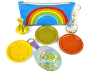 Vintage 70s Decor Lot Hippie Mod Groovy