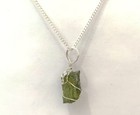 Natural Green Czech Moldavite Meteorite Necklace Pendant Chakra Healing 2-4 Gram