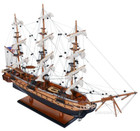 Uss Constitution Wooden Tall Ship Model 22  Old Ironsides Fully Assembled Boat