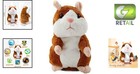 Soft Plush Talking Hamster Toy - Interactive Pet Buddy - Ideal Gift For Kids