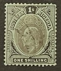 Travelstamps  Southern Nigeria Stamps Scott  39 - 1 Shilling Used Handstamped