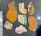 Mixed Lot Of Unfinished Slabs  Rough Gemstone Slabs For Cabbing