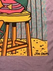 Vintage Garfield Cartoon Deadstock Beach Towel Nwt 1970s-80s Retro Genx Franco