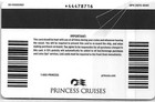 Princess Cruise Line Passenger Id Card boarding Pass  Mps 48481  blank 