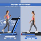 Superfit 2 25hp 2 In 1 Folding Treadmill W  App Control Speaker Remote Control